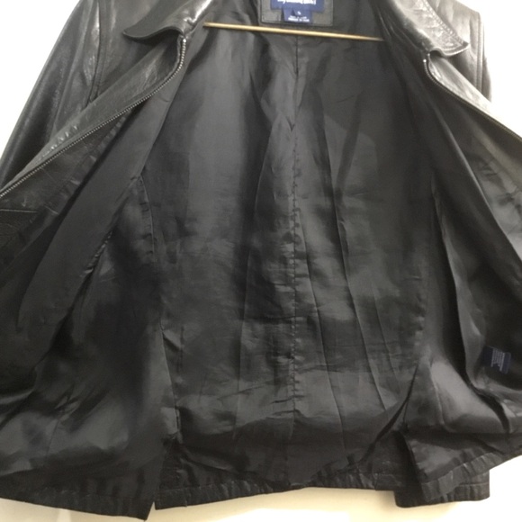 My Weekend Clothes black genuine leather jacket - Picture 11 of 15